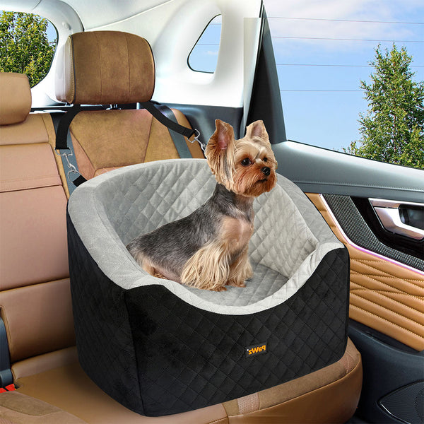 Pawz Dog Car Booster Seat Belt Pet Safe Protector Travel Bed Pet Transport