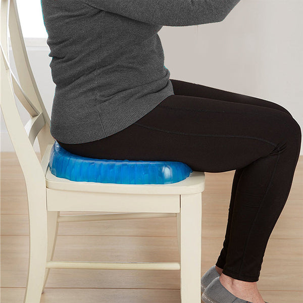 Gel Honeycomb Seat Cushion With Flex Support & Washable Cover Seat & Posture Cushions