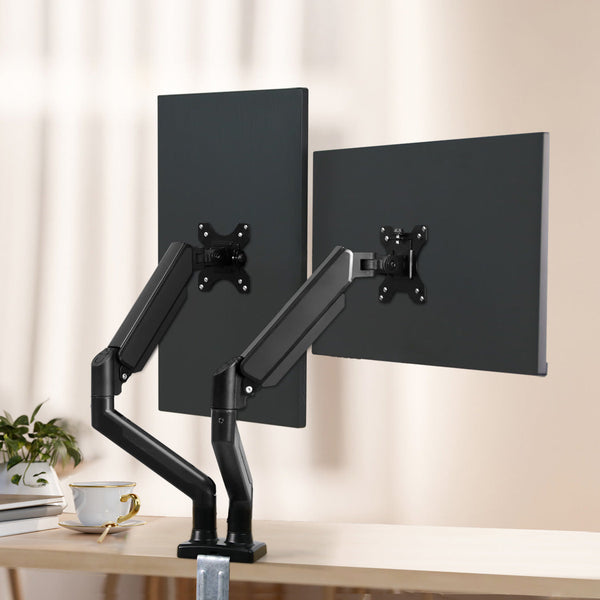 Traderight Dual Arm Monitor Mount Fits 1332 Inch Displays Monitor Mounts & Stands