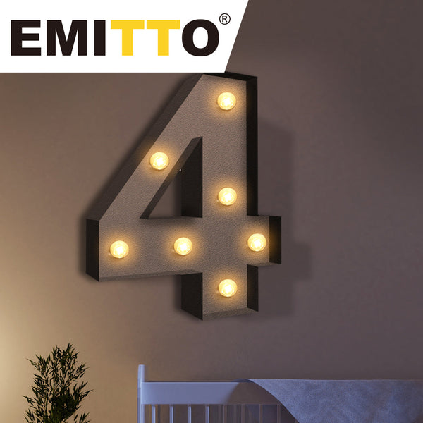 Led Metal Number Lights Free Standing Plaques & Signs