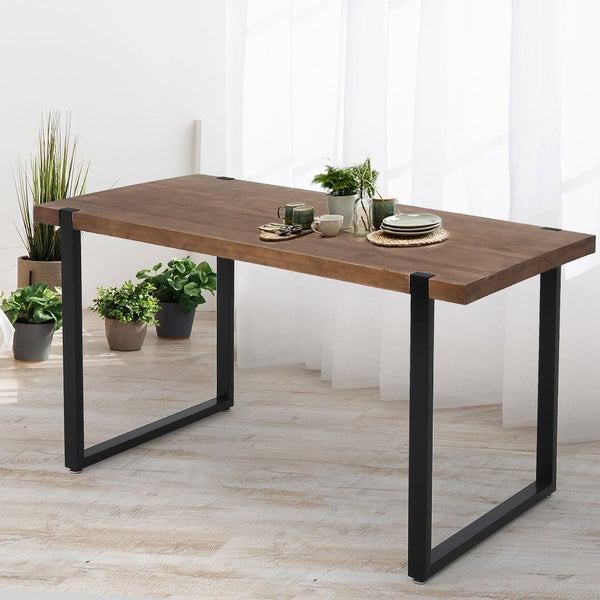 Levede Dining Table Industrial Wooden Dining Tables