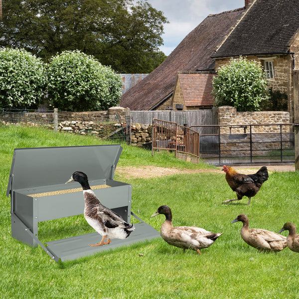 Pawz 10Kg Auto Automatic Chicken Feeder Backyard Poultry Feeders