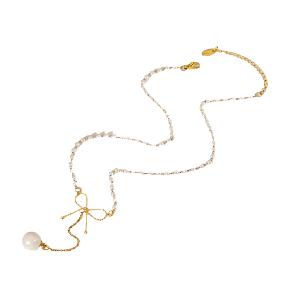 Veile Studios Light Style Temperament Simple And Luxurious Stainless Steel Collarbone Chain Necklaces & Pendants