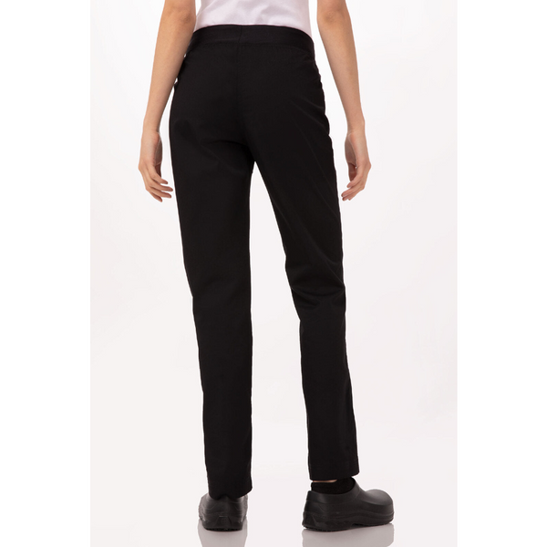 Chef Works Lightweight Black Slim Women's Pants By Chef Pants