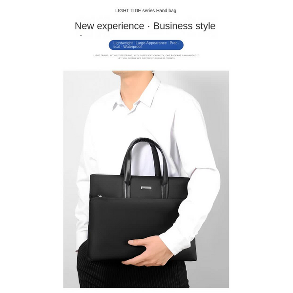 Elosung Blue Lightweight Business Tote Bag Durable And Stylish For Work Travel Women's Bags & Handbags