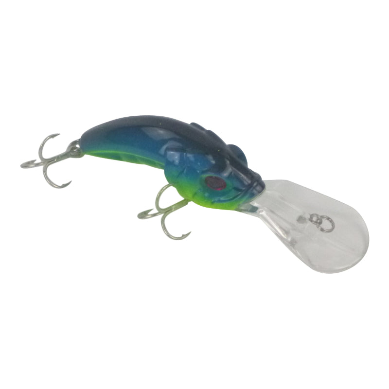 Finesse Leapfrog Deep Diver 100Mm 13Gm Lime Blue Baits & Lures
