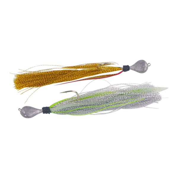 Artizan Flashtail Jigs 30Gm Red Gold Lumo Baits & Lures