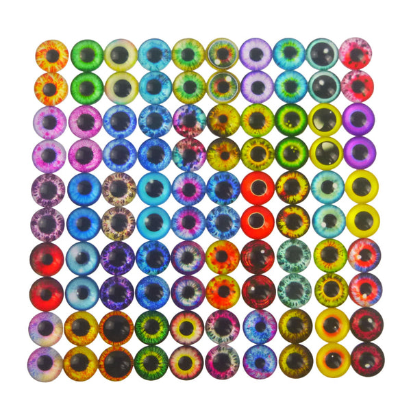 Artizan Molded Lure Eyes 10Mmd 50*2 Qty 100 Baits & Lures