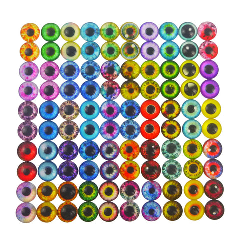 Artizan Molded Lure Eyes 10Mmd 50*2 Qty 100 Baits & Lures