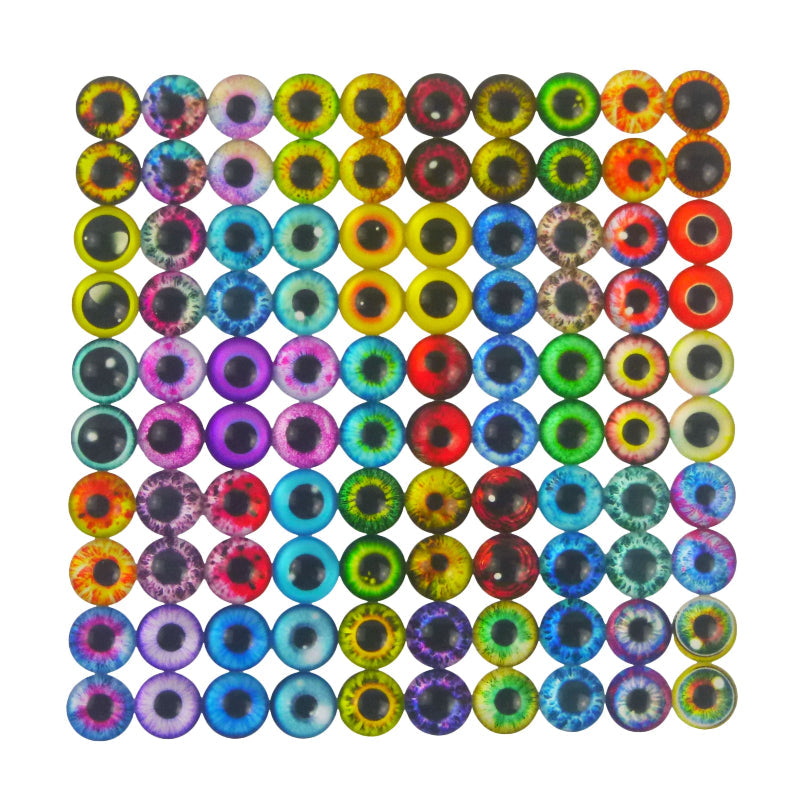 Artizan Molded Lure Eyes 14Mmd 50*2 Qty 100 Baits & Lures