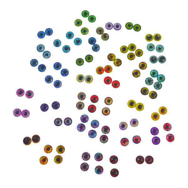 Artizan Molded Lure Eyes 14Mmd 50*2 Qty 100 Baits & Lures