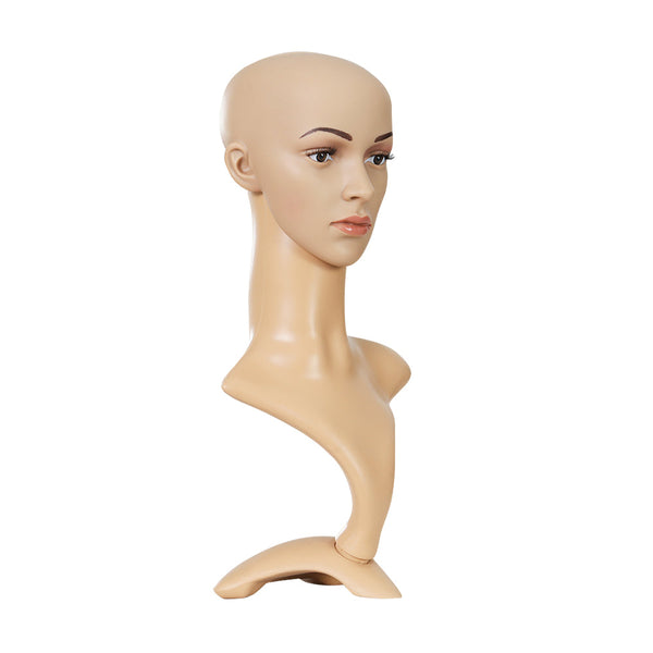 Embellir Female Mannequin Head Dummy Model Display Shop Stand Professional Use Mannequins