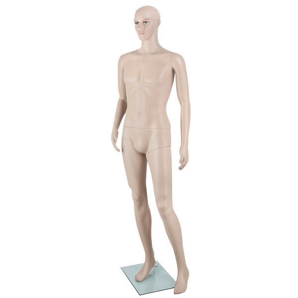 186Cm Tall Full Body Male Mannequin Skin Coloured Mannequins