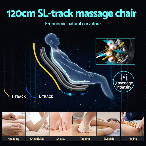 Livemor Massage Chair Electric Recliner Home Massager 3D Olin Electric Massage Chairs