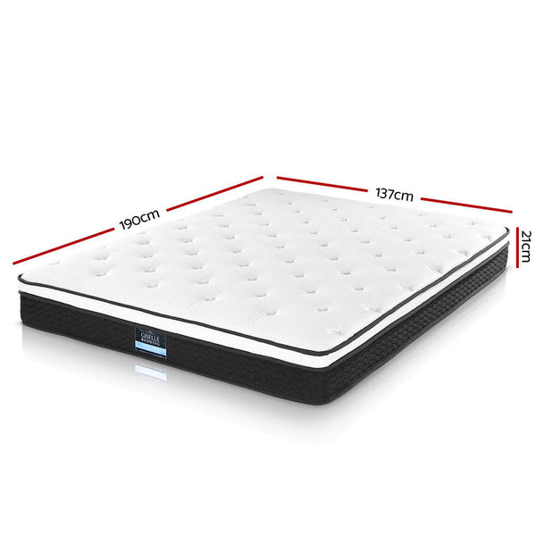 Giselle 21Cm Mattress Euro Top Double Mattresses