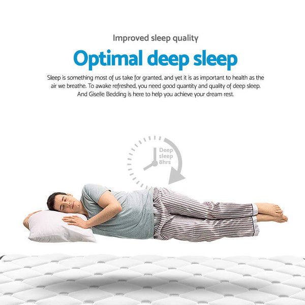 Giselle Bedding 21Cm Mattress Pillow Top King Mattresses