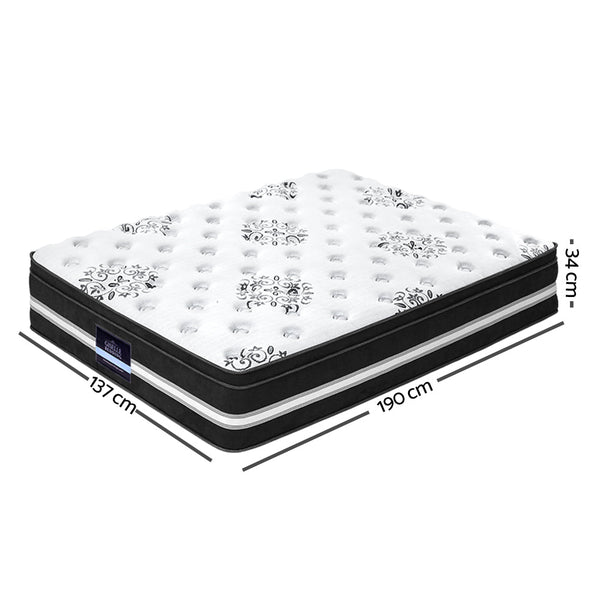 Giselle Bedding 34Cm Mattress Cool Gel Memory Foam Double Mattresses