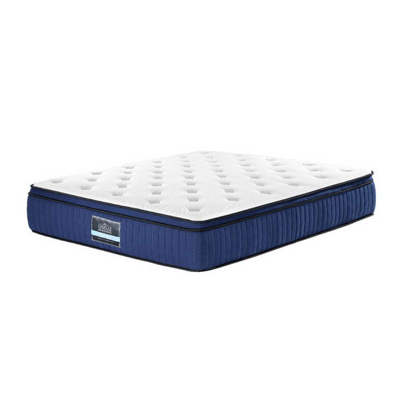 Giselle 34Cm Mattress Cool Gel Memory Foam 7 Zone Double Mattresses