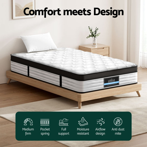 Giselle Euro Top Mattress King Single Furniture Home Garden Mattresses