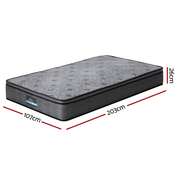 Giselle 26Cm Mattress King Single Mattresses