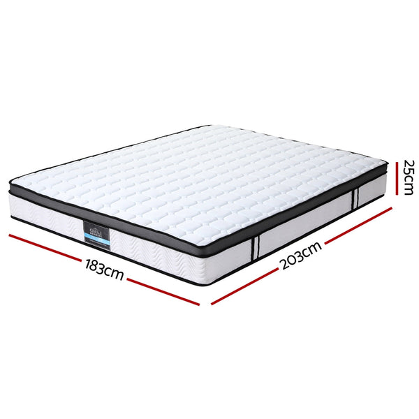 Giselle Mattress Cool Gel Foam 25Cm King Mattresses