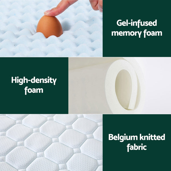 Giselle Mattress Cool Gel Foam 25Cm King Mattresses