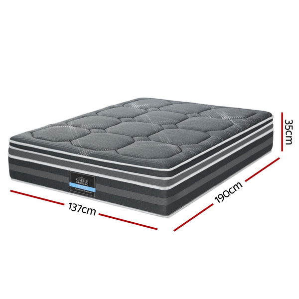 Giselle Double Mattress Bamboo Cover Furniture Home Garden Mattresses