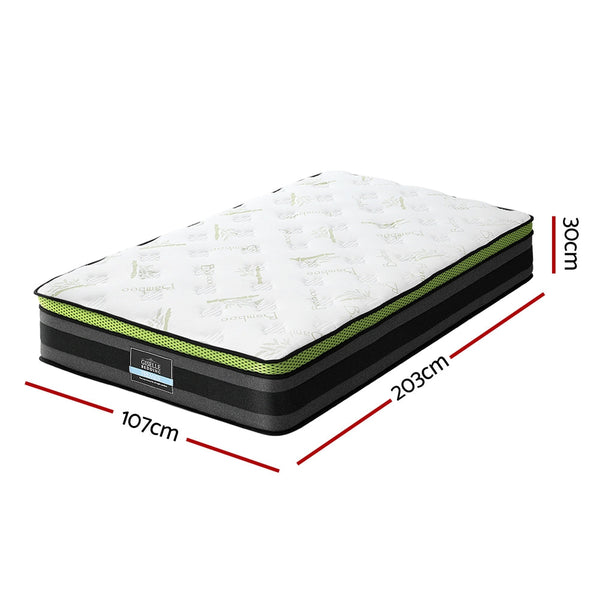 Giselle Mattress Cool Gel Foam 30Cm King Single Mattresses