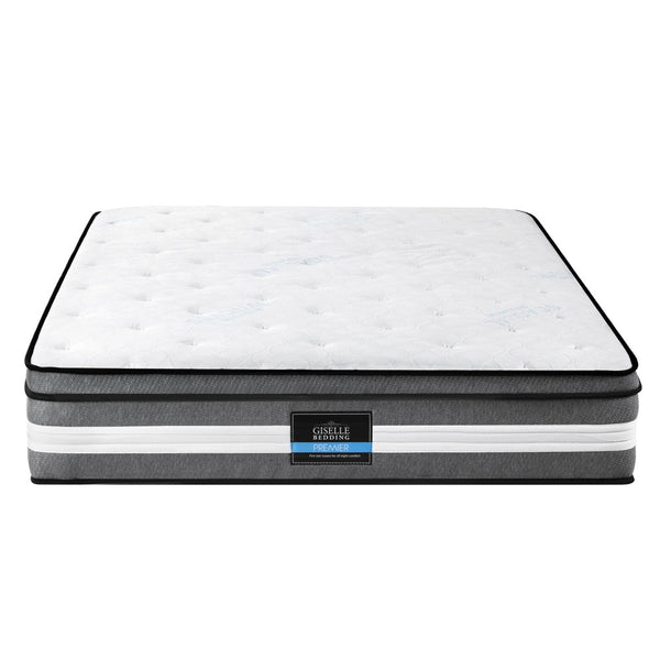 Giselle Bedding 30Cm Mattress Gel Foam Pocket Spring Queen Mattresses