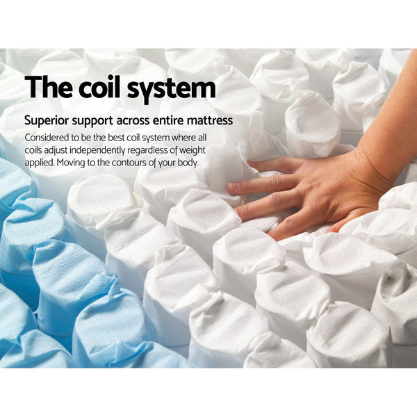 Giselle Bedding 31Cm Mattress Euro Top Single Mattresses