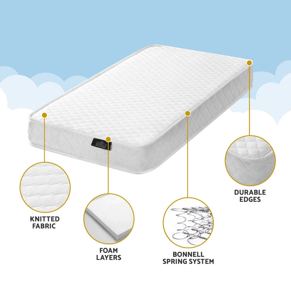 Giselle Baby Cot Mattress Spring Foam Cot & Crib Mattresses