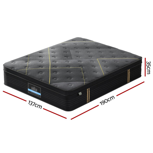 35Cm Giselle Mattress Double Bed Bamboo Pocket Firm Foam Mattresses