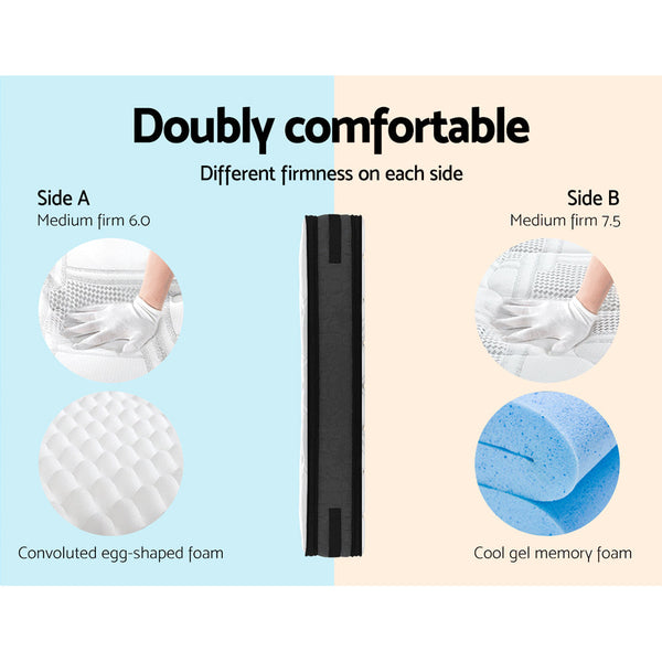 Giselle Bedding 36Cm Mattress Cool Gel Memory Foam Double Mattresses