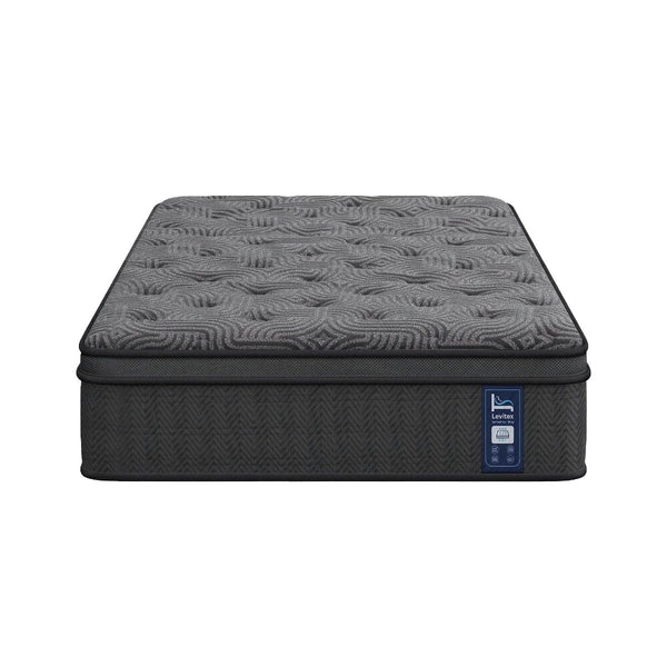 Levitex King Single 34Cm Hybrid Pocket Spring Mattress Grey Mattresses