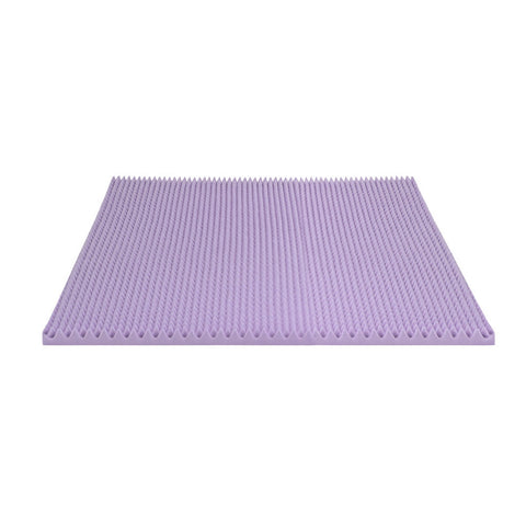 Giselle 5Cm Memory Foam Mattress Topper Lavender Infused Egg Crate Pad Mat Double Mattress Toppers & Protectors