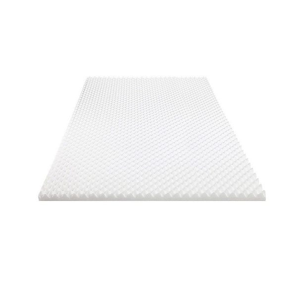 Giselle Memory Foam Mattress Topper Egg Crate 5Cm King Single Mattress Toppers & Protectors