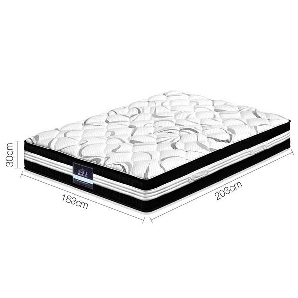 Giselle Bedding 30Cm Mattress Medium Firm King Mattresses