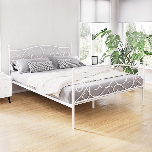 Artiss Bed Frame Queen Size Metal Groa Queen Bed Frames