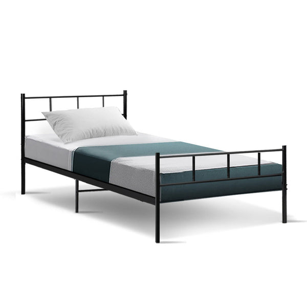 Artiss Bed Frame Single Metal Sol Single Bed Frames