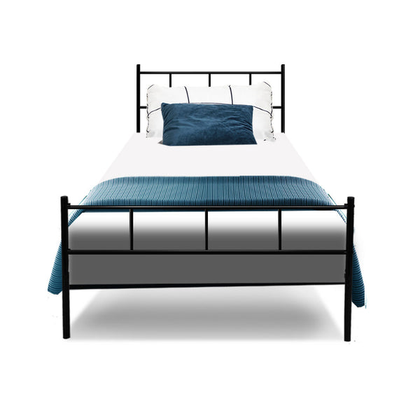 Artiss Bed Frame Single Metal Sol Single Bed Frames