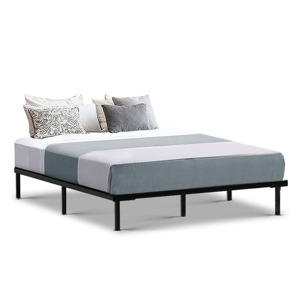 Artiss Bed Frame Single Metal Sol Single Bed Frames
