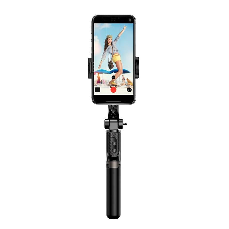 Foldable 3 In 1 Gimbal Stabilizer With Bluetooth Remote And Selfie Stick For Smartphones Selfie Sticks