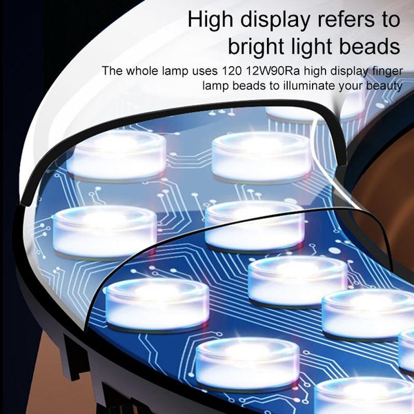 Ten Led Fill Light Tripod With Phone Clamp For Photography And Video Tripods & Monopods