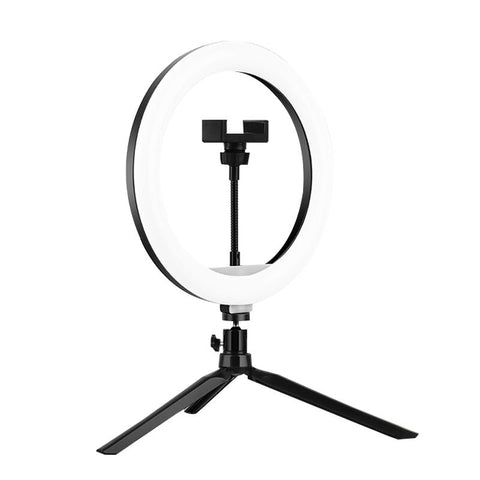 Ten Led Fill Light Tripod With Phone Clamp For Photography And Video Tripods & Monopods