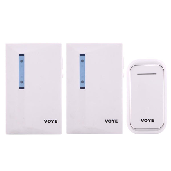 120M Range Smart Wireless Doorbell With Dual Receiver For Convenient Alerts Receivers