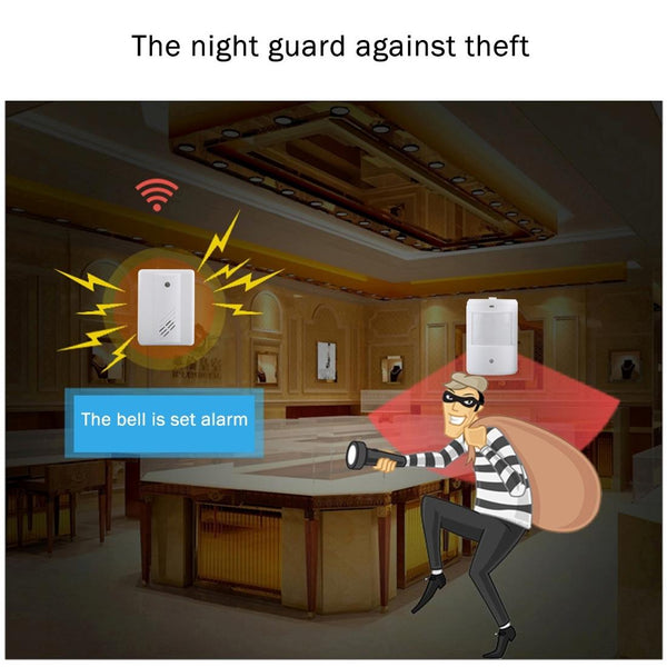 Wireless Electro Guard Watch Remote Detective System Kit Upgraded Version Sensors & Motion Detectors