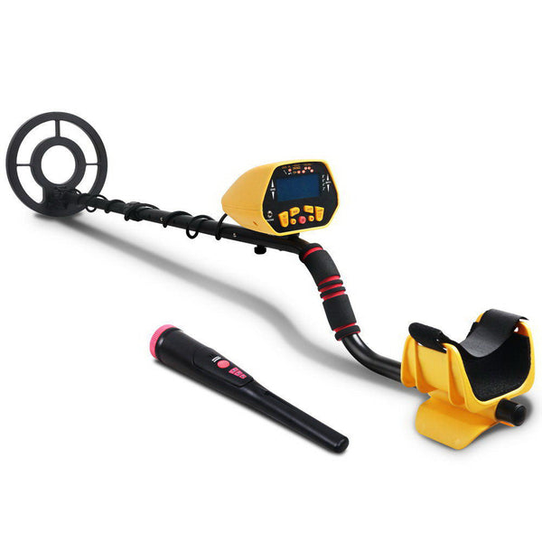 Metal Detector 180Mm Deep Sensitive Waterproof Pinpointer Treasure Hunter Yellow Metal Detectors
