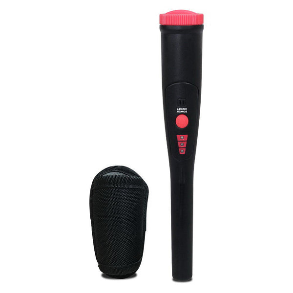 Metal Detector 40Mm Sensitive Handheld Pinpointer Waterproof Automatic Hunter Black Metal Detectors