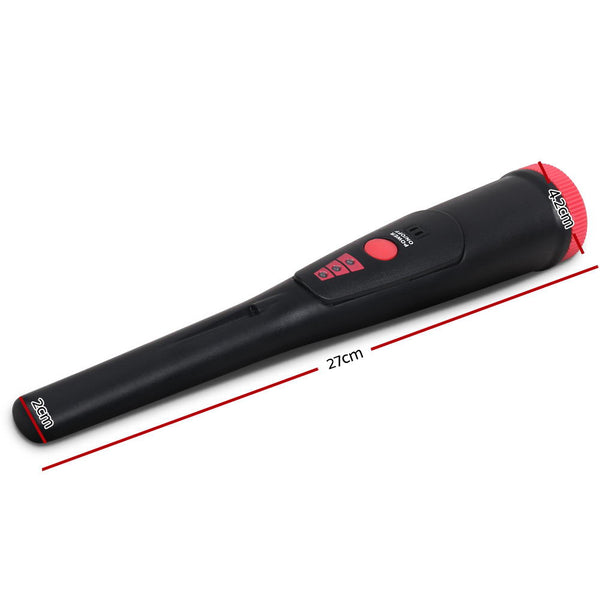 Metal Detector 40Mm Sensitive Handheld Pinpointer Waterproof Automatic Hunter Black Metal Detectors