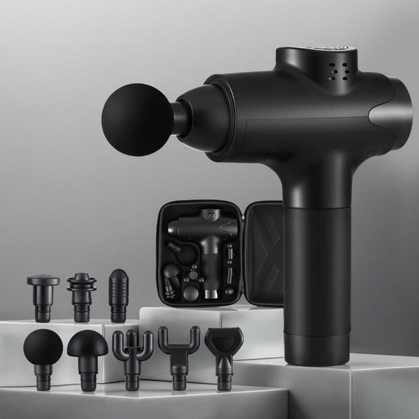 Rechargeable Massage Gun With 30 Speeds And 8 Heads For Muscle Relaxation Massagers